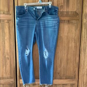 Distressed Blue Levi’s jeans